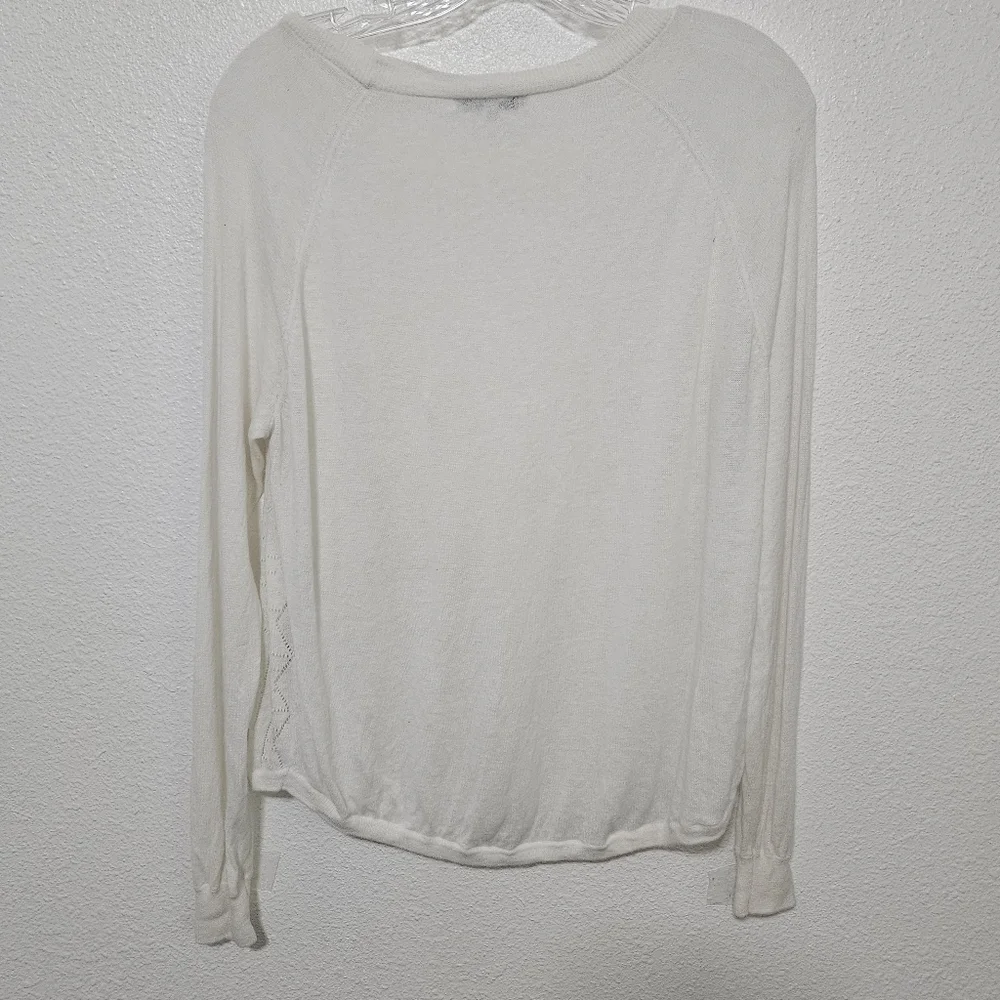 Madewell sweater linen and cotton blend size medium - Picture 8 of 11
